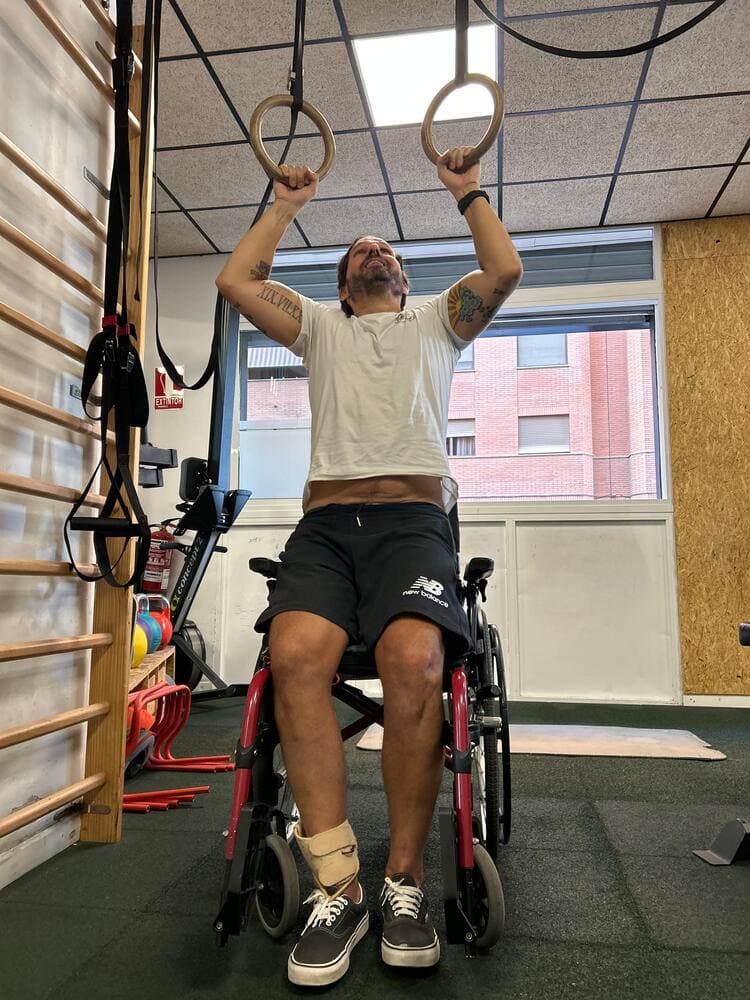 Entrenamiento para Lesiones Medulares paraplegia ictus accidente cerebrovascular